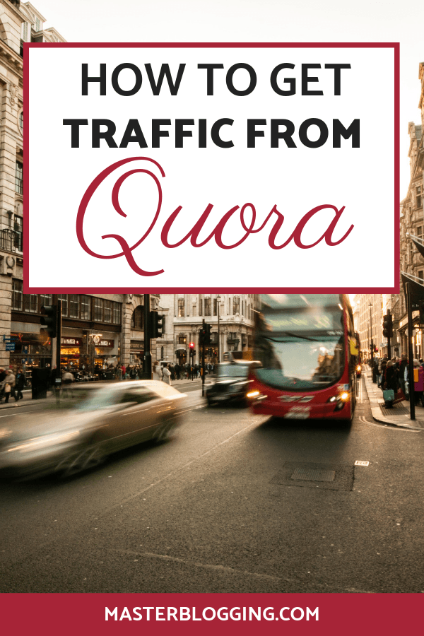 Verkehr von Quora