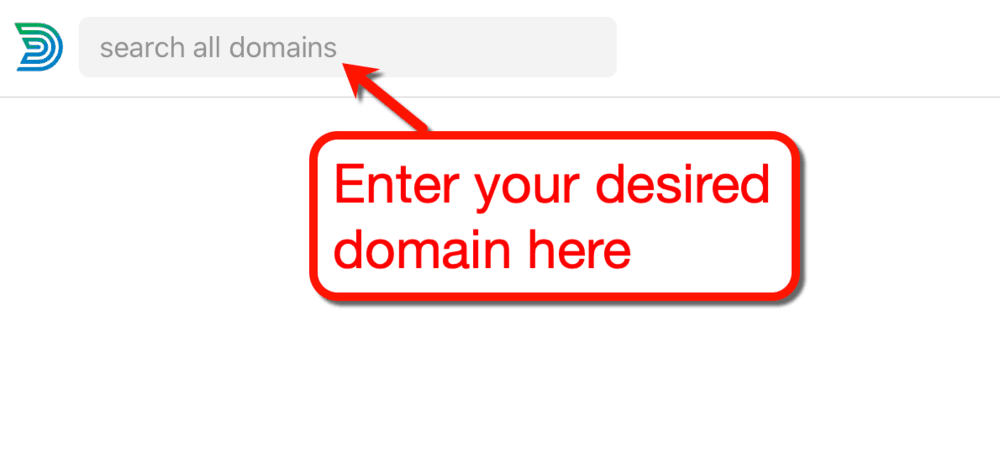 Domainr検索ドメイン