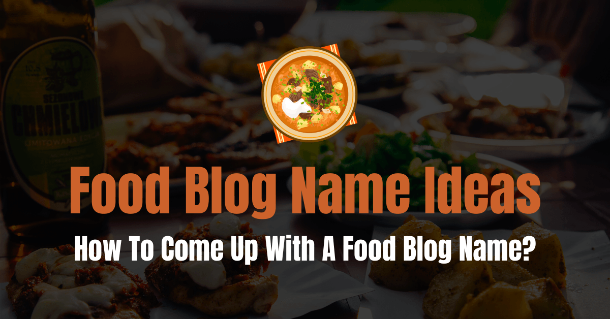 Idéias para nomes de blogs de comida