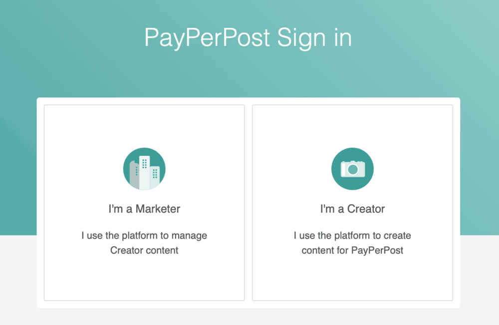 تسجيل الدخول إلى PayPerPost