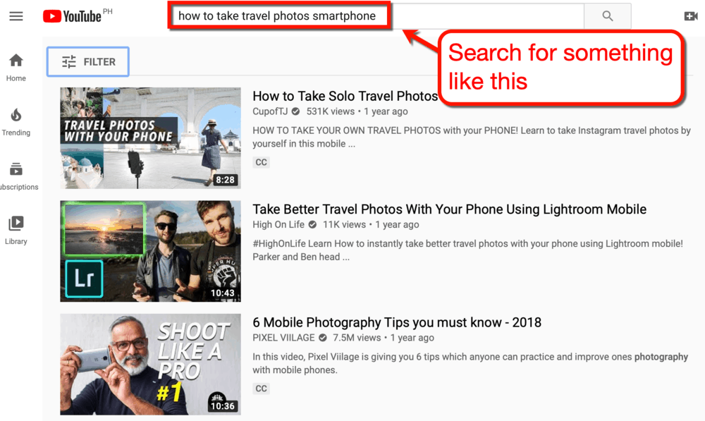 YouTube Comment prendre des photos de voyage avec un smartphone