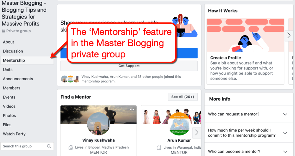 Mentorat Facebook Master Blogging