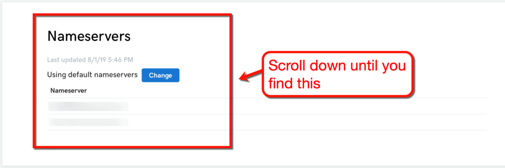 Configuration des serveurs de noms GoDaddy