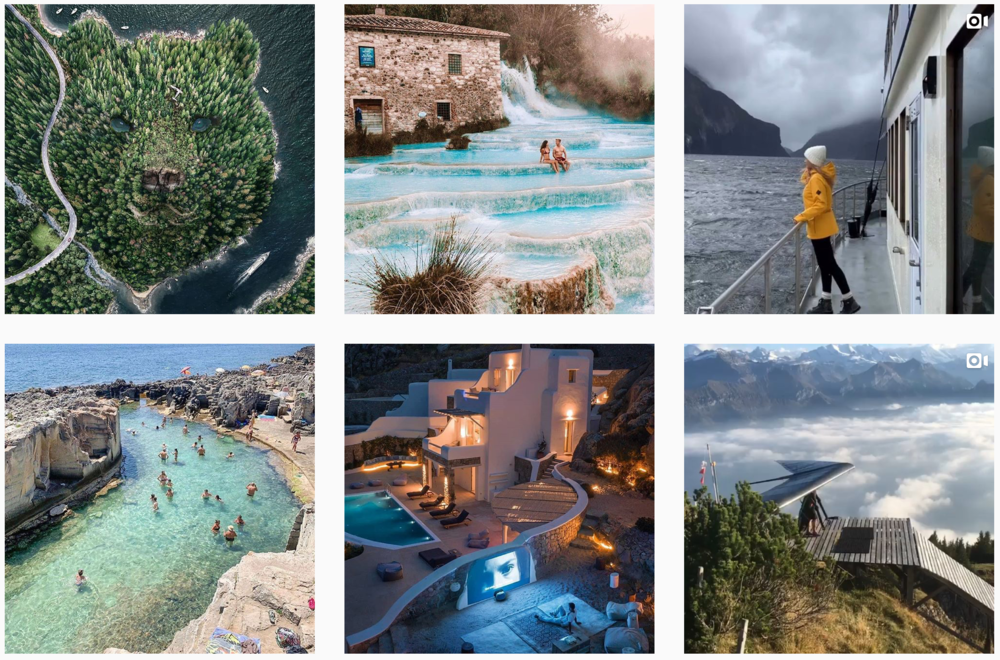 Travel Escapes Instagram Beiträge