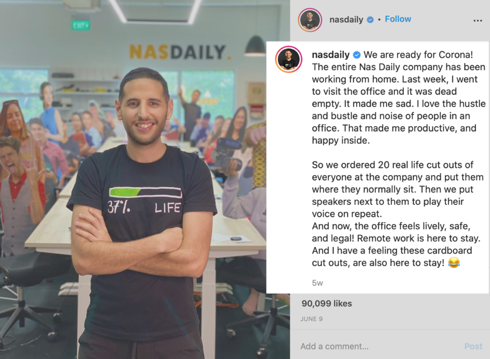 Nas Daily Instagram