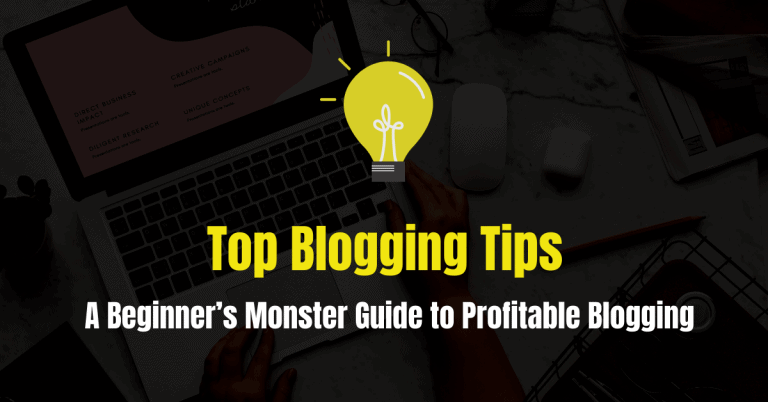 102 Blogging-Tipps: Ein Anfänger-Monster-Leitfaden für profitables Bloggen