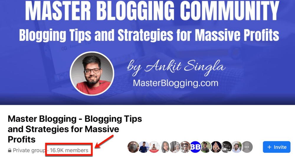 Facebook Master Blogging Community