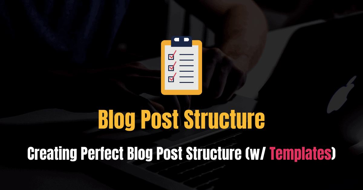 Struktur des Blogposts