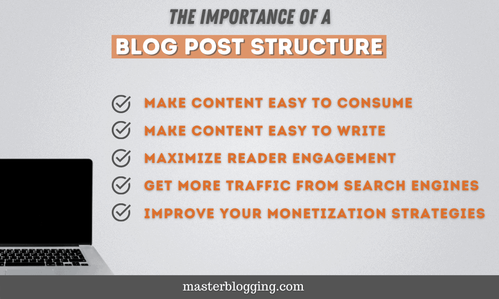 L'importance de la structure des articles de blog