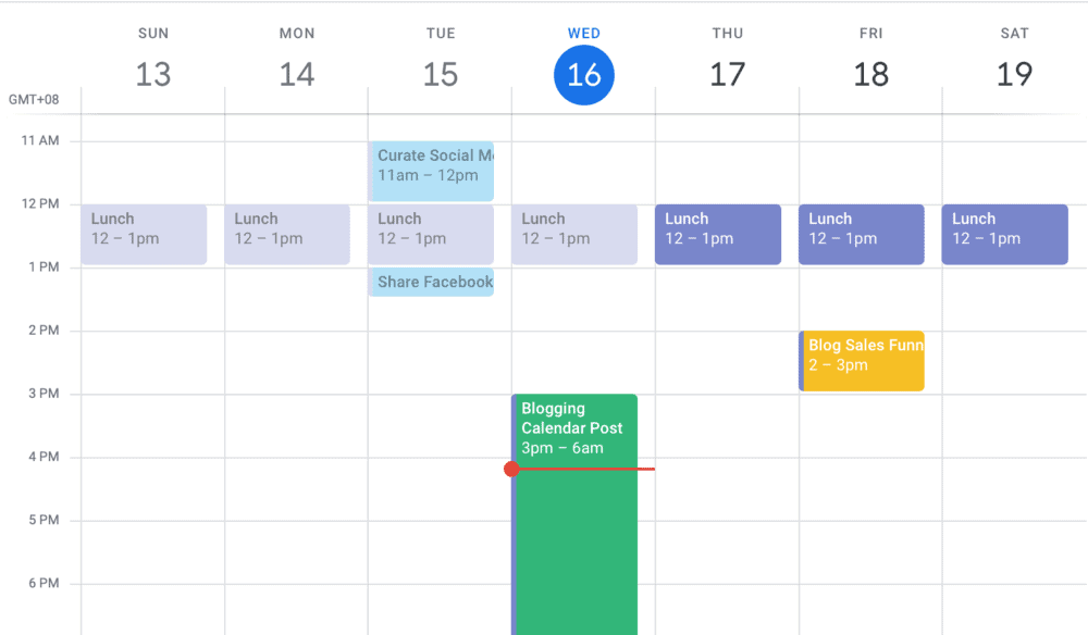 Google Kalender-Beispiel