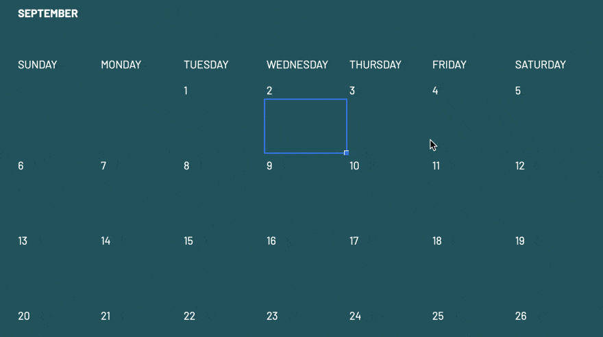 Добавление записей в календарь Google Таблиц