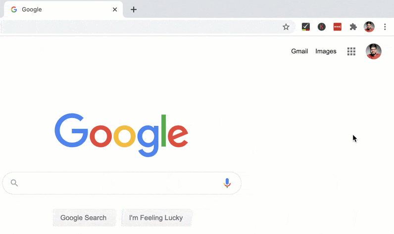Fijar extensiones en Google Chrome