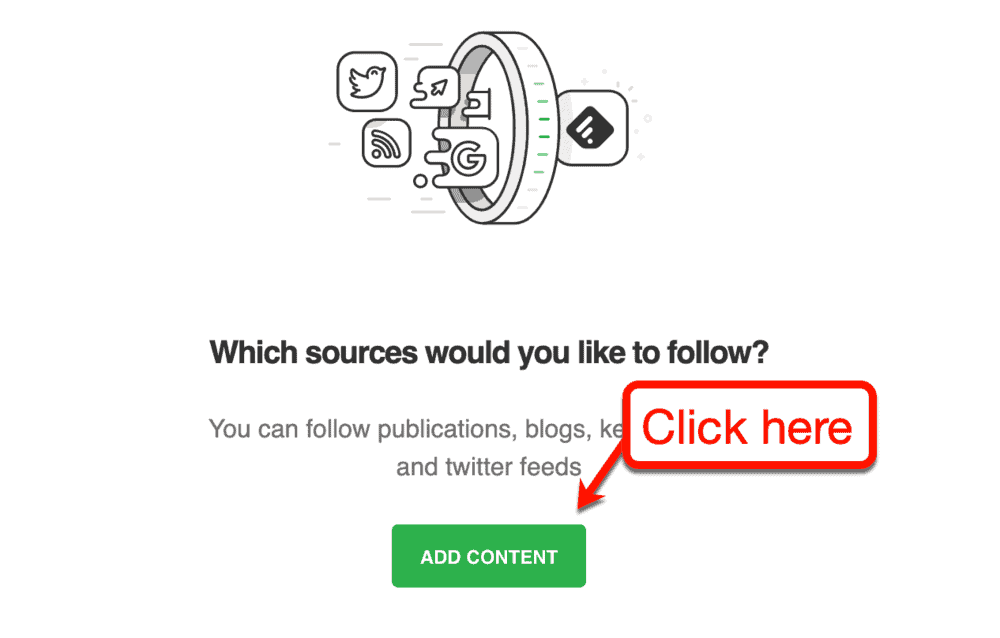 Adicionando Conteúdo ao Feedly