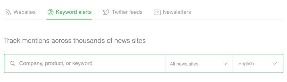 Usando alertas de palavras-chave no Feedly