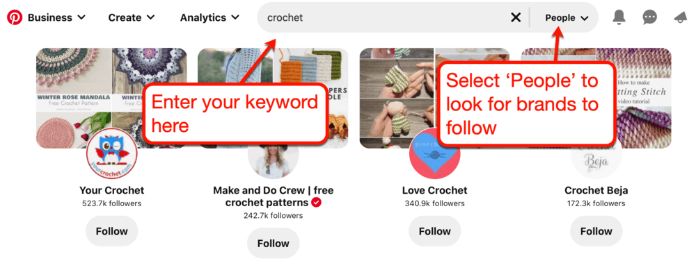 Crochet Blogs no Pinterest