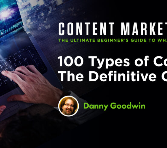 100 tipos de contenido: la guía definitiva para los especialistas en marketing