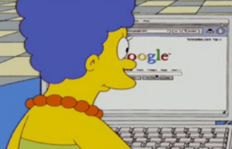 玛格·辛普森（Marge Simpson）自己搜寻