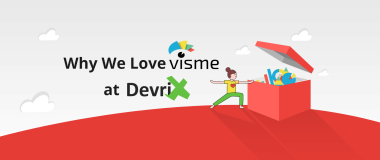 Pourquoi nous aimons Visme chez DevriX