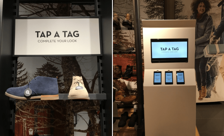 تجربة omnichannel داخل المتجر من Timberland