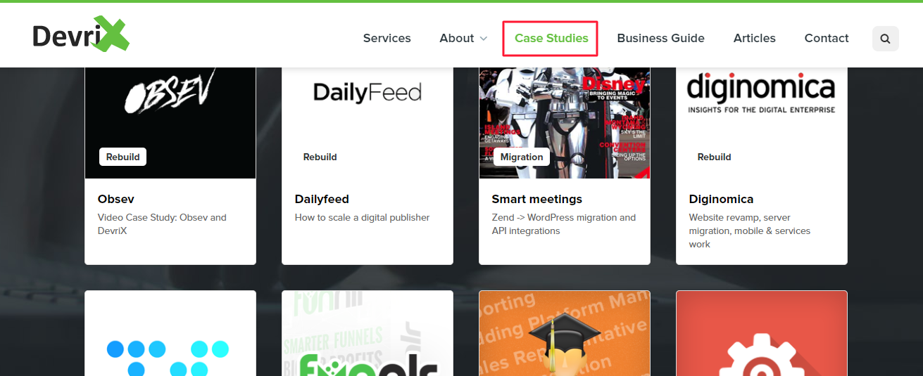دراسات حالة devrix