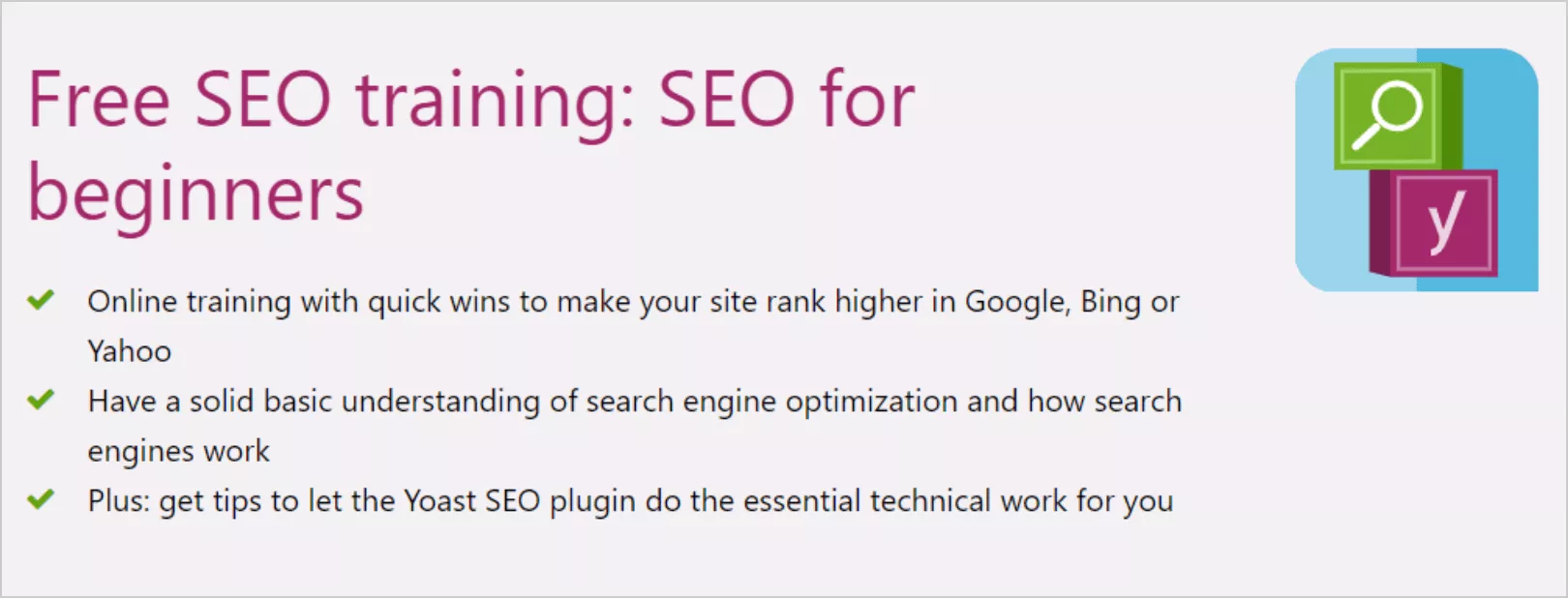 SEO สำหรับมือใหม่โดย Yoast