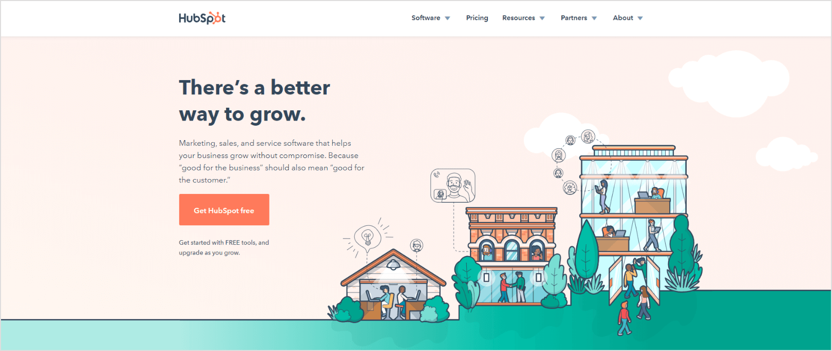 HubSPot 홈페이지