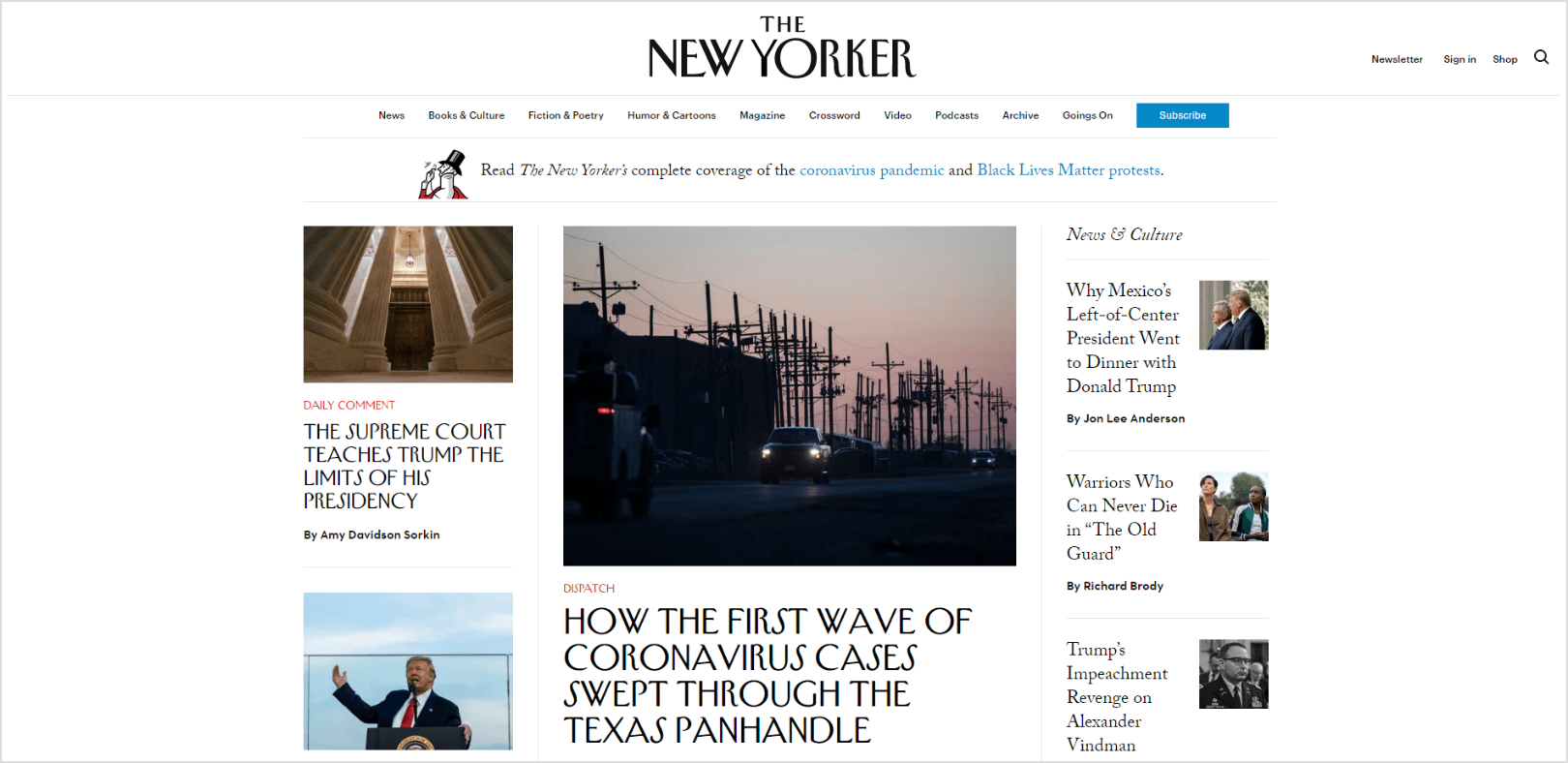 Der New Yorker auf WordPress