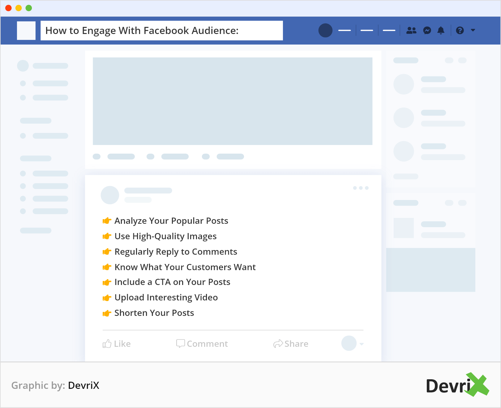 Как взаимодействовать с аудиторией в Facebook