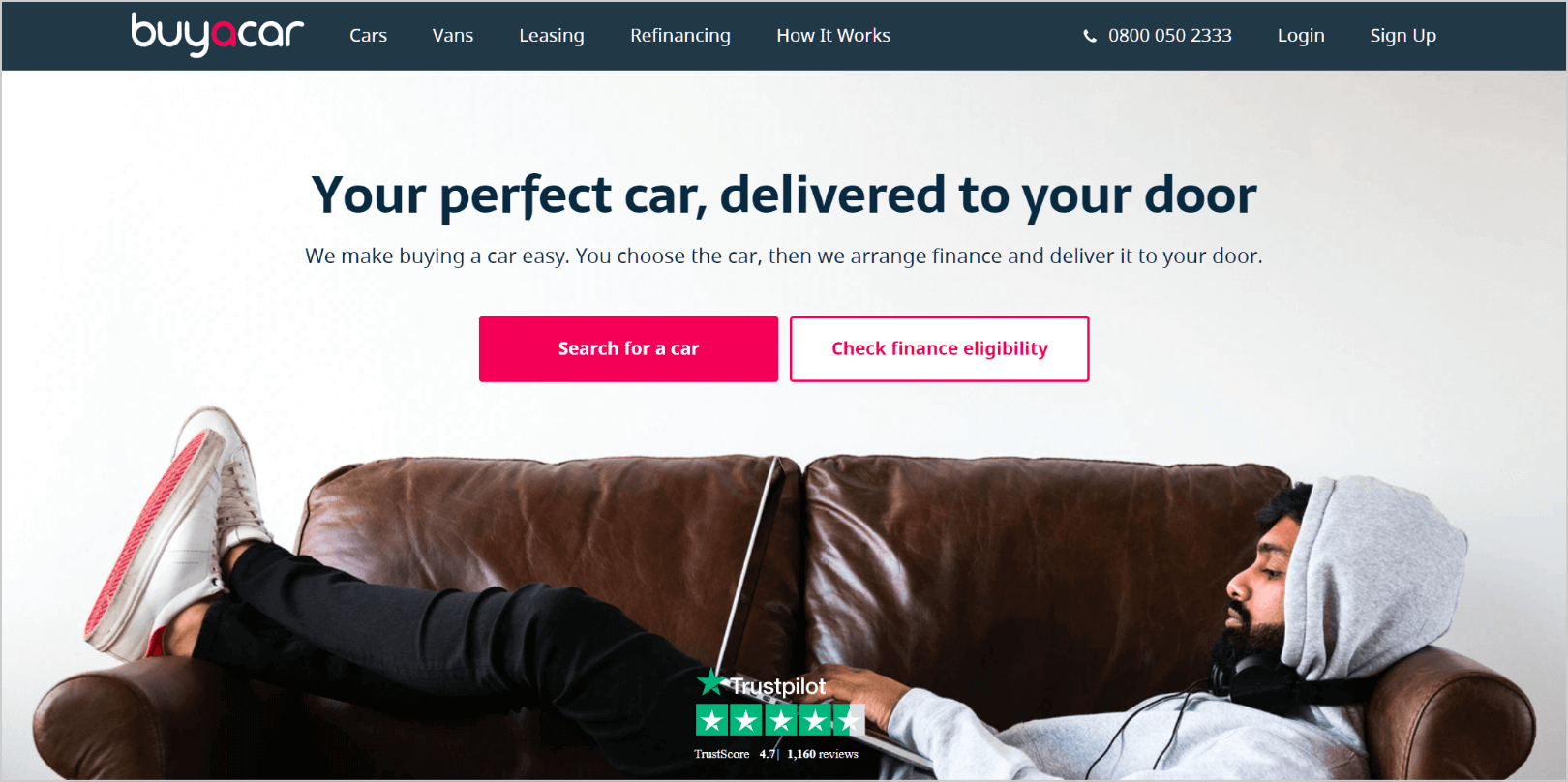 Buyacar-home-page