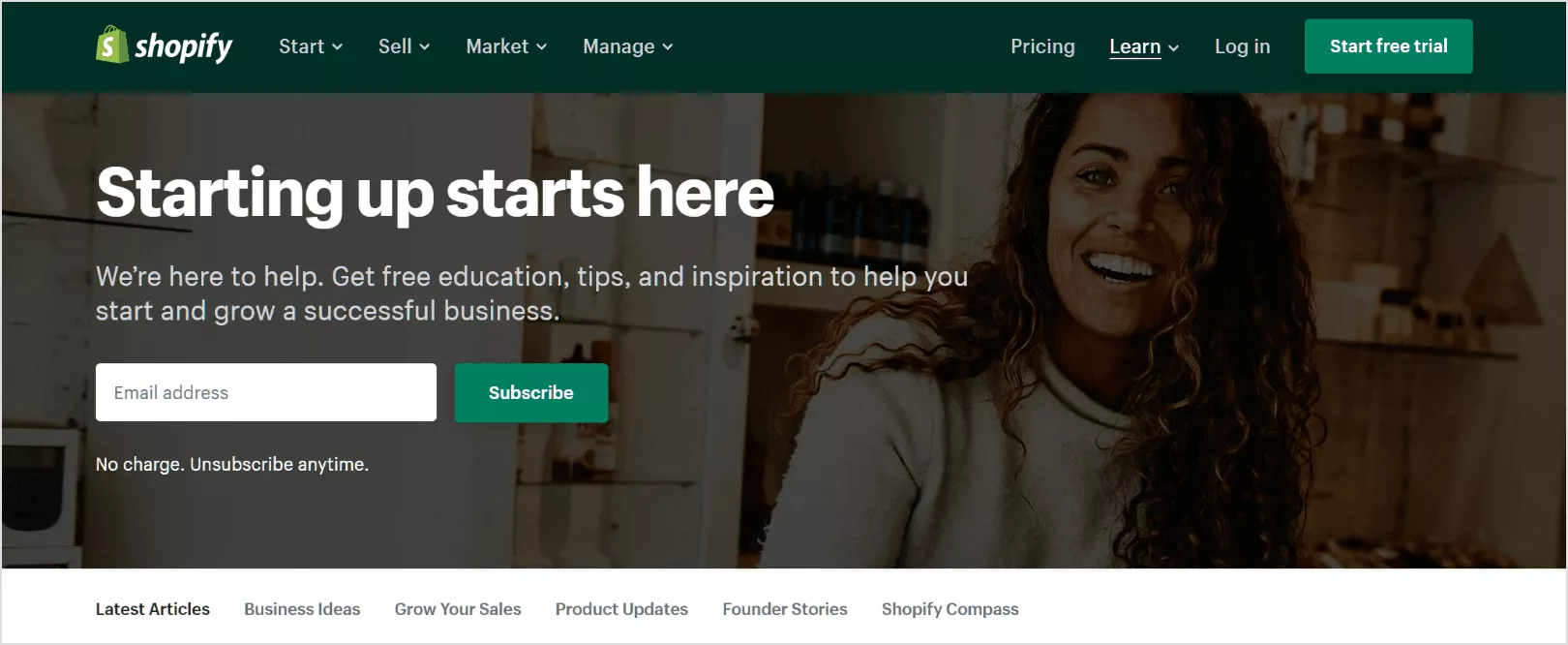 Blogul Shopify