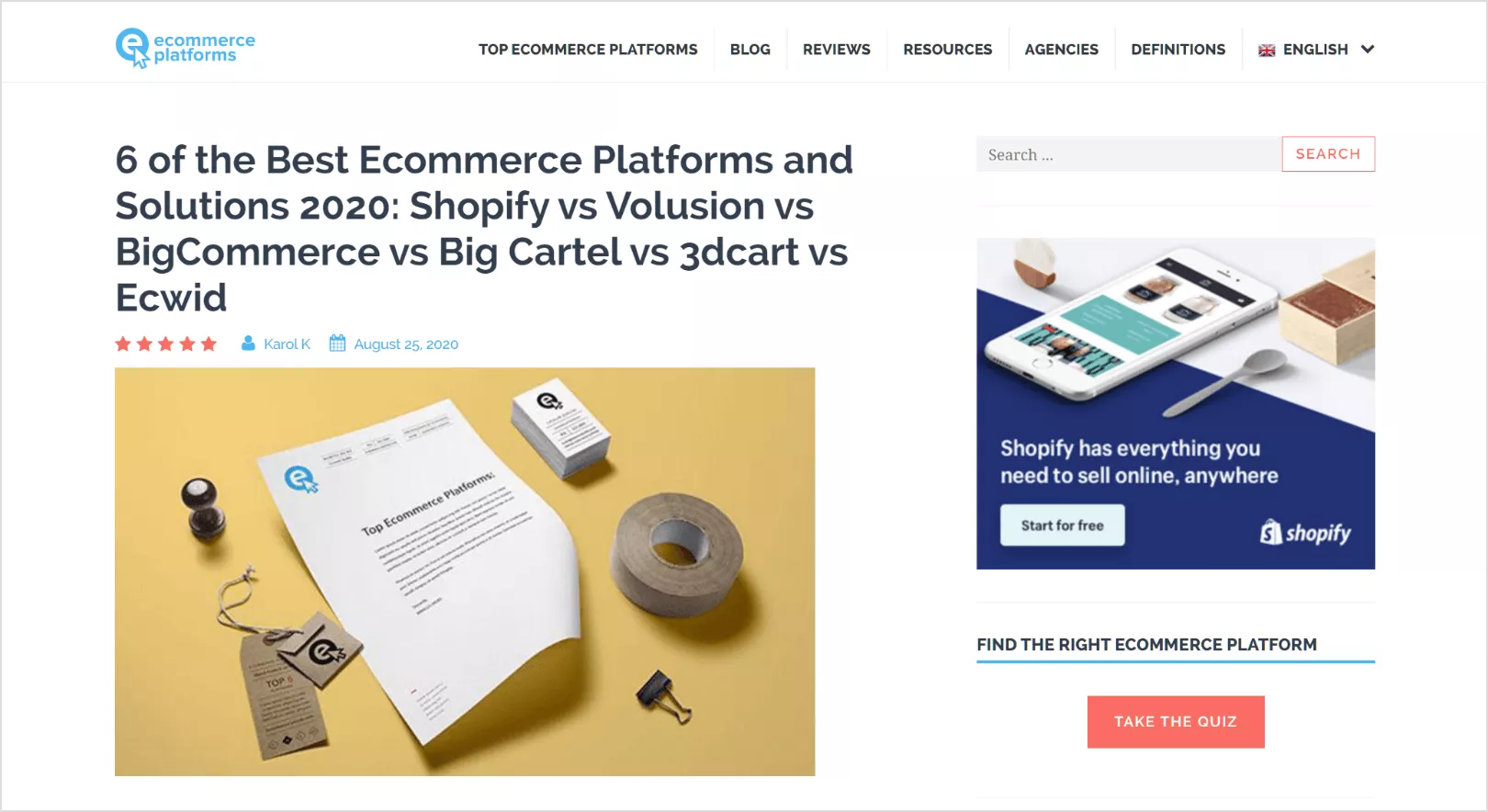 E-Commerce-Plattformen