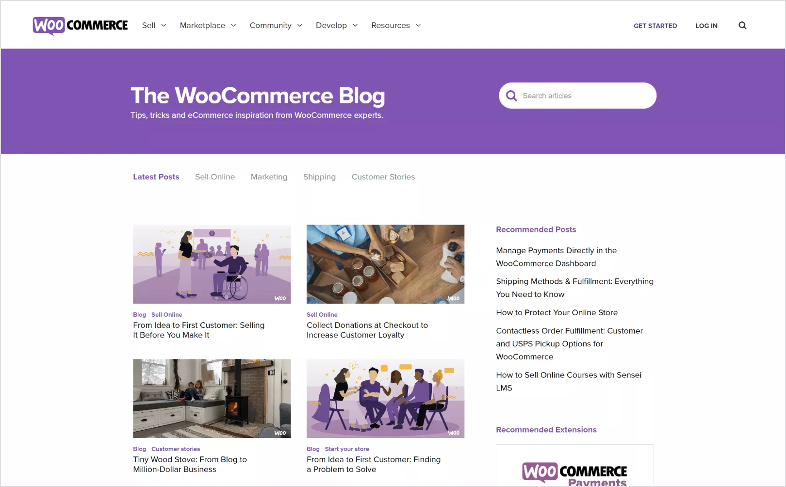 Blogul WooCommerce