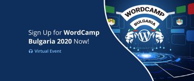 Rejoignez le premier WordCamp virtuel Bulgarie 2020