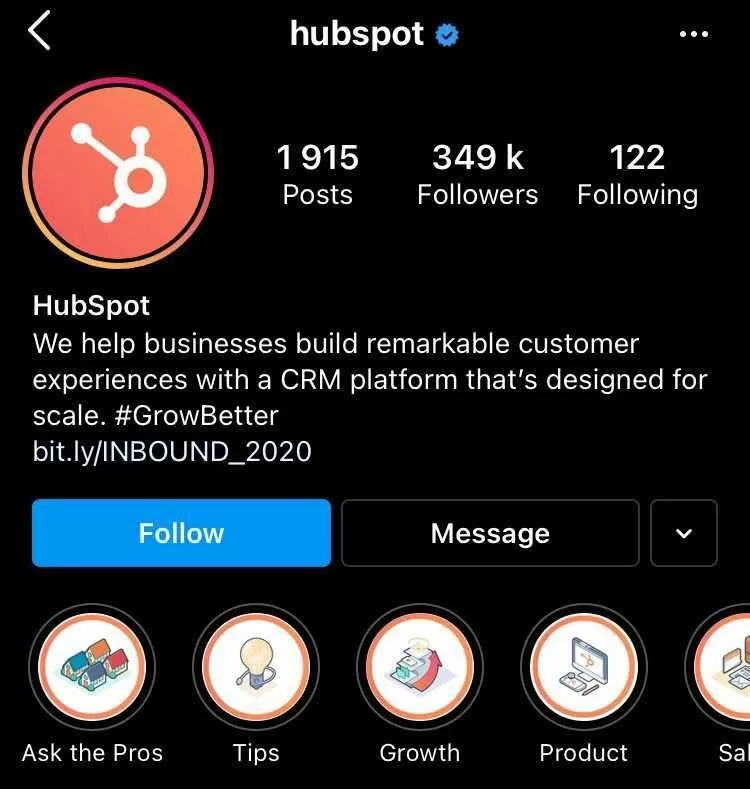 Hubspot-Instagram