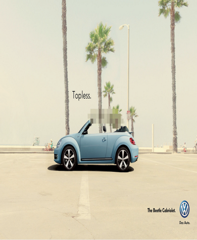 iklan volkswagen topless