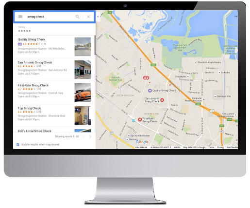 iklan google maps desktop