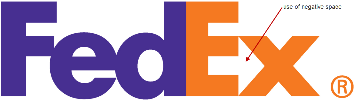 Como criar espaço negativo para anúncios no Facebook logotipo da FedEx