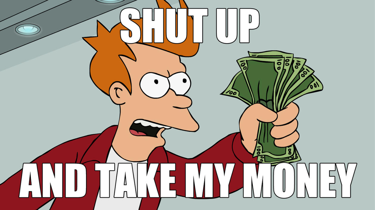 Kata kunci niat komersial Futurama meme