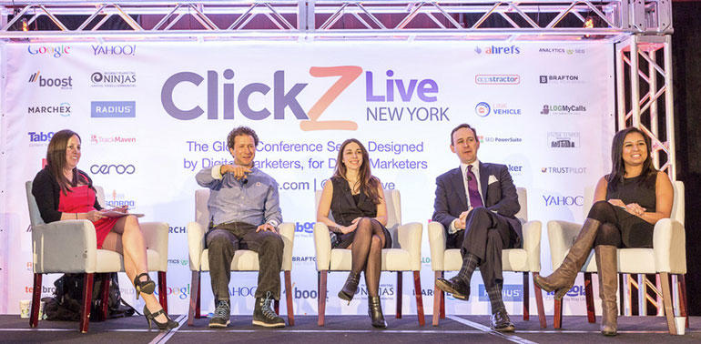 Konferensi pemasaran digital ClickZ Live NYC 2015