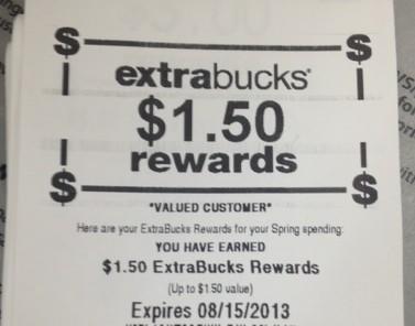 recompensa cvs extrabucks