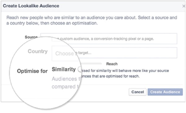 Aumentar las ventas en línea de audiencias similares a las de Facebook