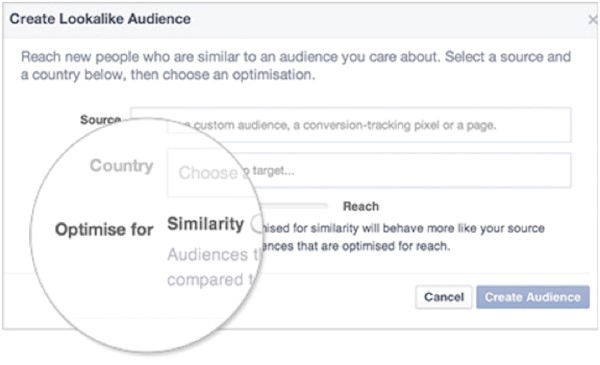 Facebook'ta satışları çevrimiçi hedef kitlelere benzetmek