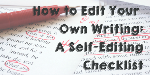 Come modificare la tua scrittura di una lista di controllo di auto-editing