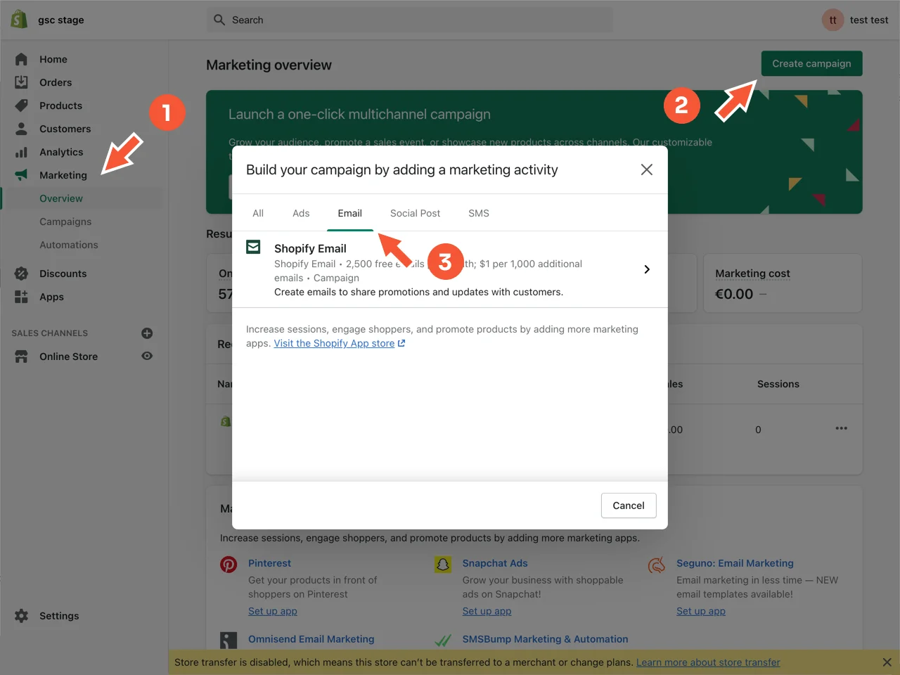 So erstellen Sie eine E-Mail-Newsletter-Kampagne in Shopify Email