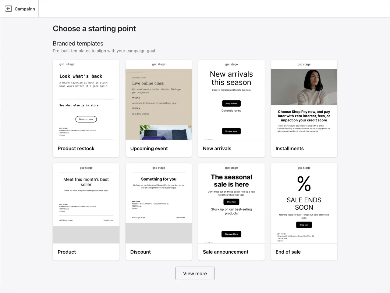 Shopify E-Mail-Vorlagen erleichtern den Einstieg