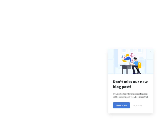 関連コンテンツへの訪問者の注意を促すと、Webサイトのバウンス率が低下します