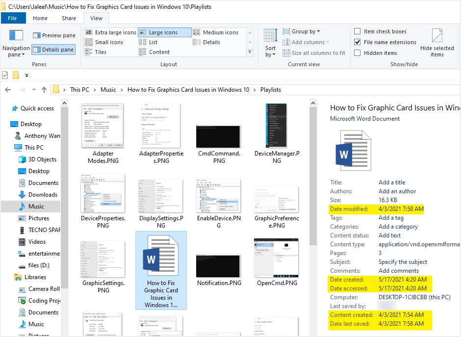 Windowsのファイルの作成日 変更日 および最終アクセス日の属性を変更する Affde マーケティング