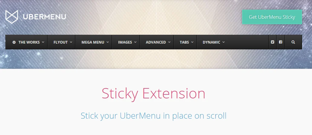 UberMenu Sticky Extension