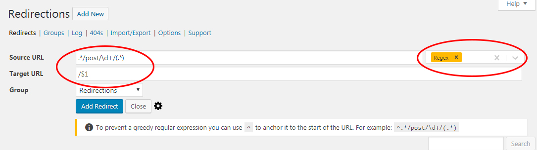 Перенаправить Tumblr на WordPress
