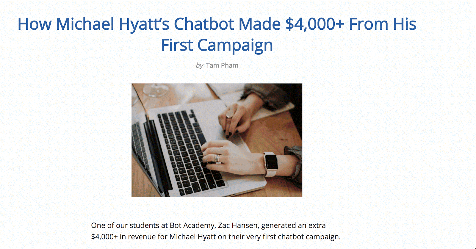 Chatbot Michael Hyatt